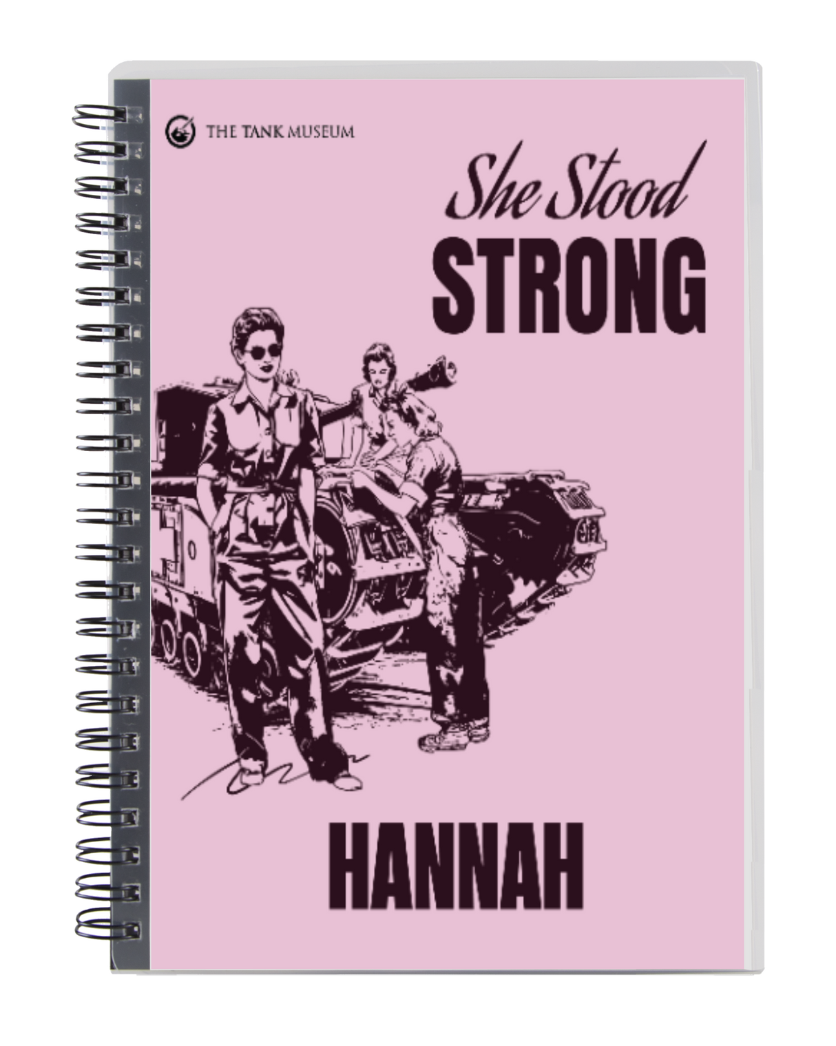 She Stood Strong Personalised Notebook