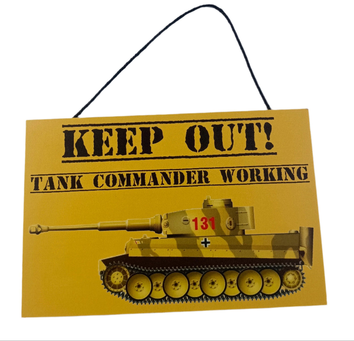 Tiger 131 'Keep Out' Door Plaque Wall Art Kandy Toys