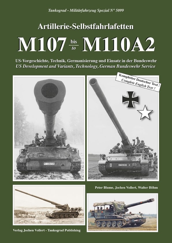 Tankograd 5009 Artillerie-Selbstfahrlafetten M107 to M110A2 Book Tankograd