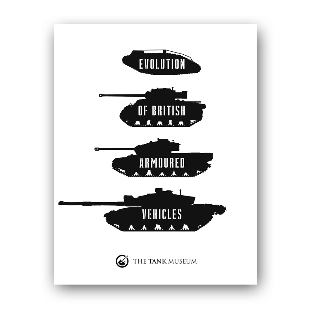 Art Print: Evolution of British Armoured Vehicles Wall Art On Demand Star Editions