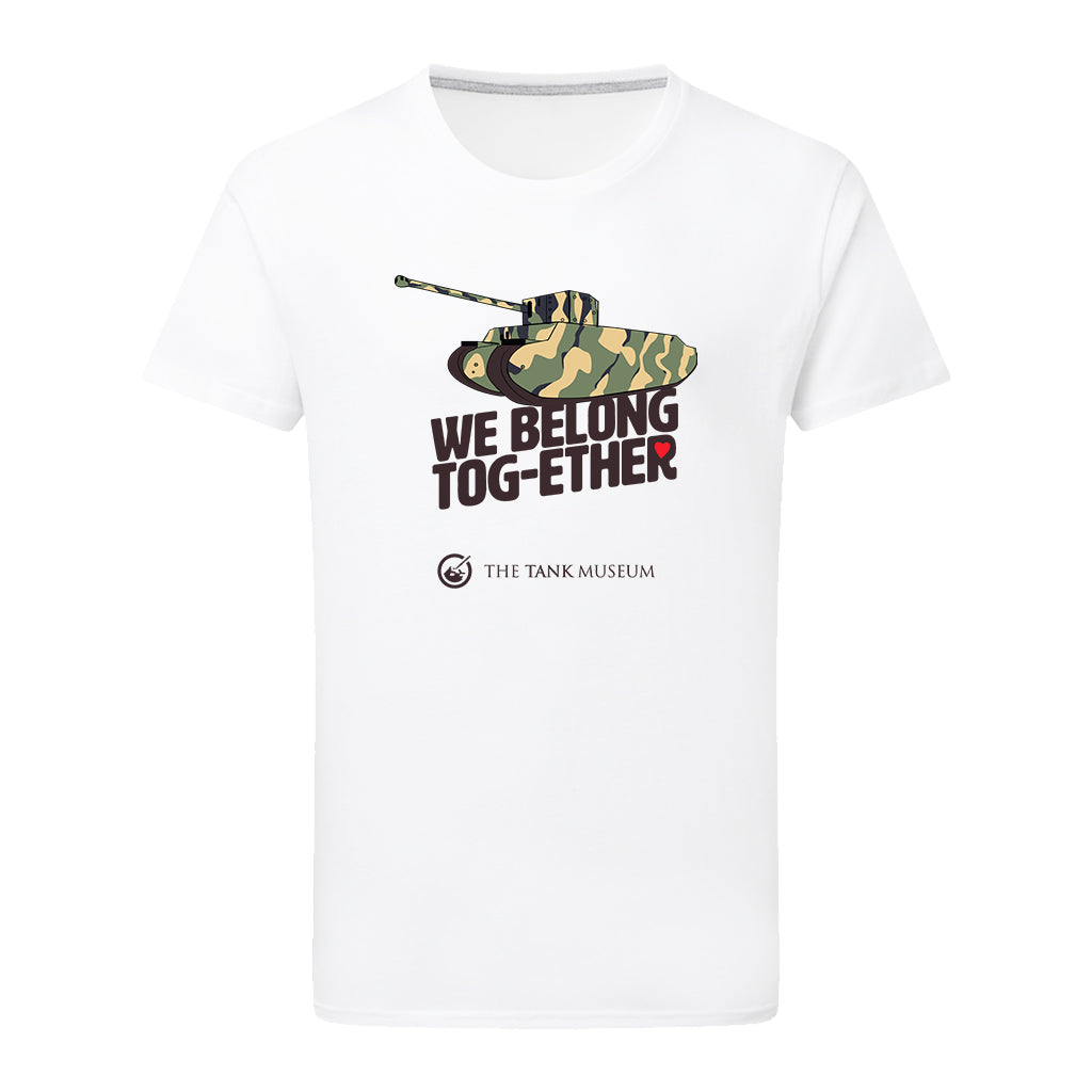 We Belong Tog-ether Tank T-Shirt T-Shirt On Demand Star Editions White S