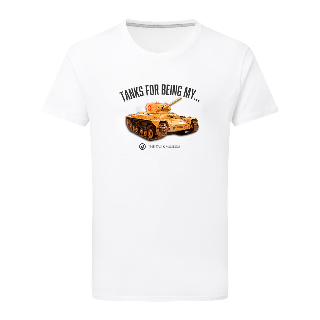 Tanks for Being My Valentine Tank T-Shirt T-Shirt On Demand Star Editions White S