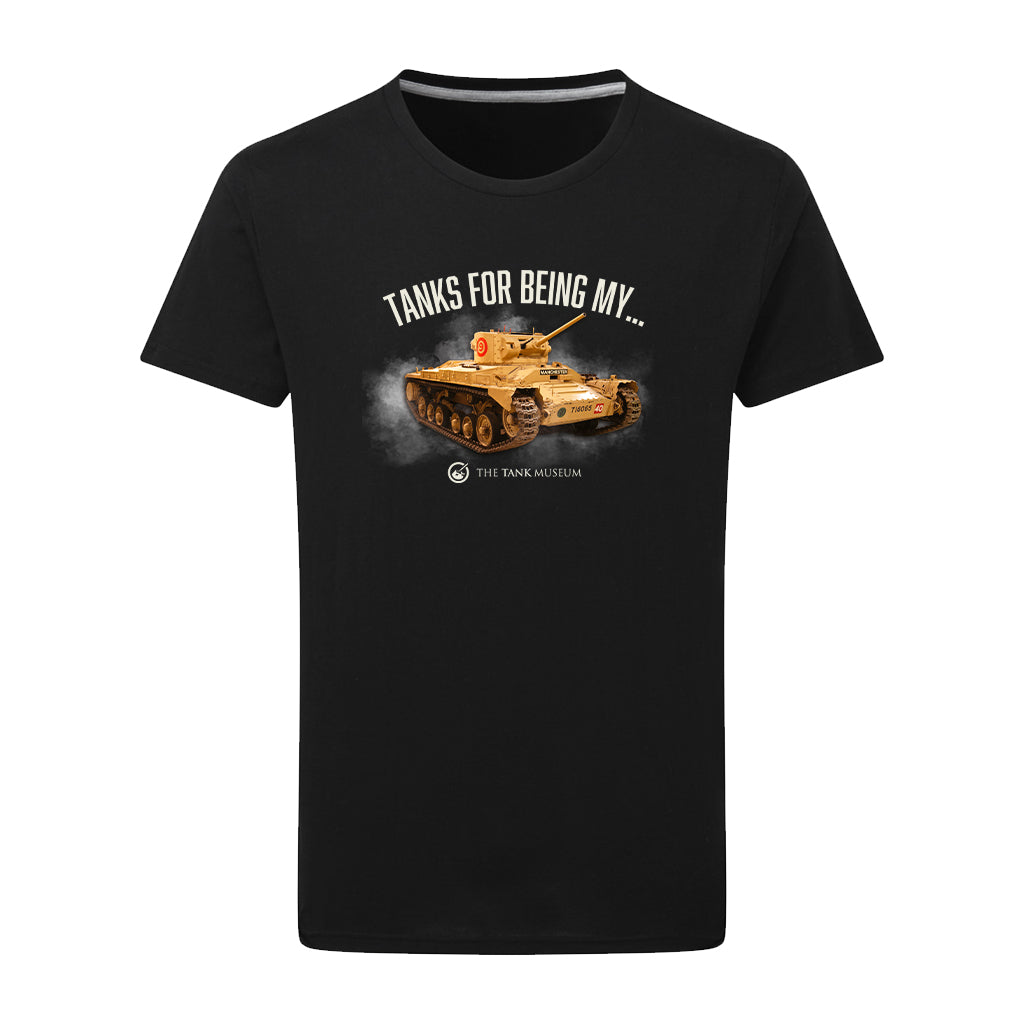 Tanks for Being My Valentine Tank T-Shirt T-Shirt On Demand Star Editions Black S