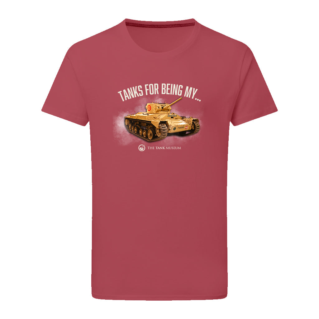 Tanks for Being My Valentine Tank T-Shirt T-Shirt On Demand Star Editions Cardinal Red S