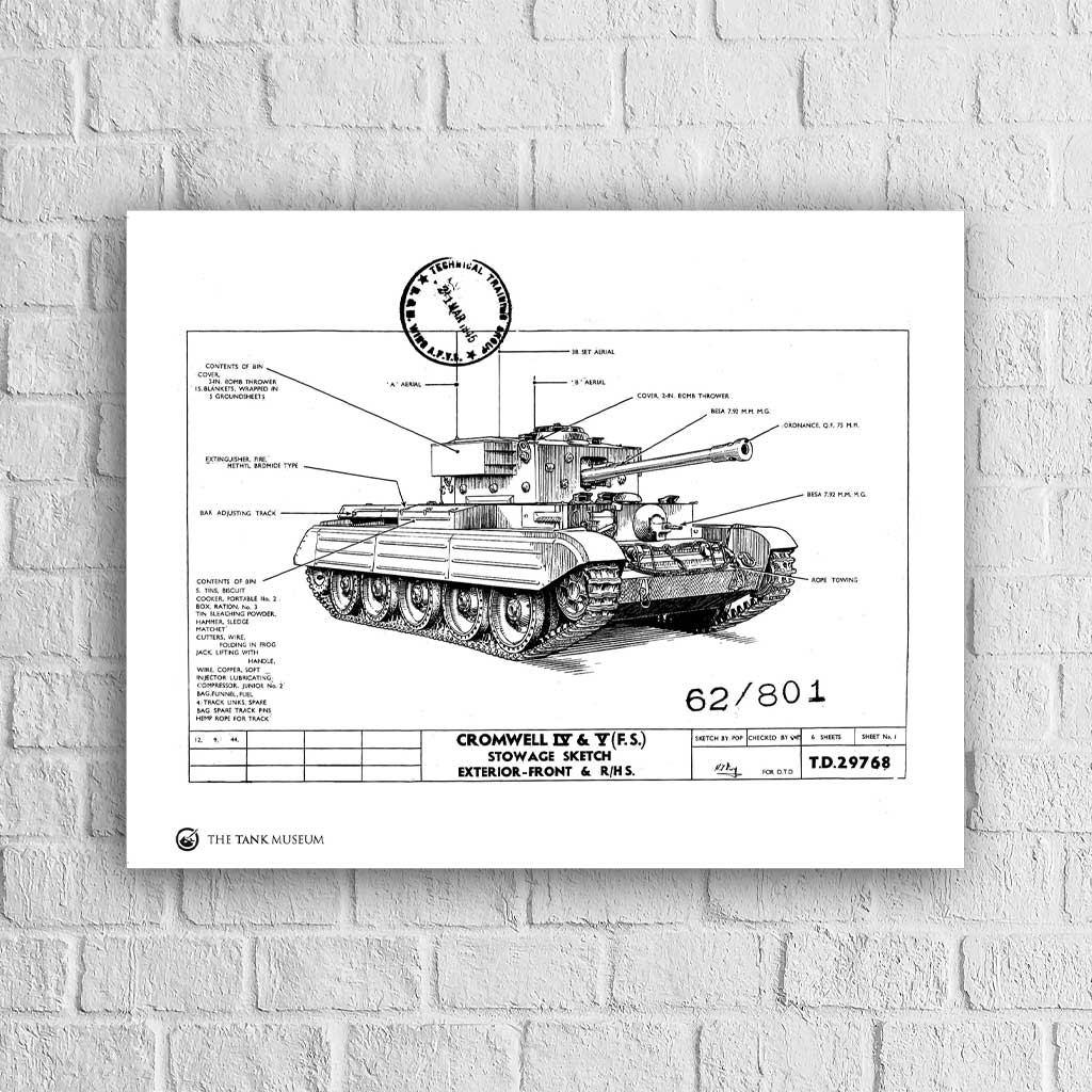 Art Print: Cromwell IV & V Stowage Wall Art On Demand Star Editions