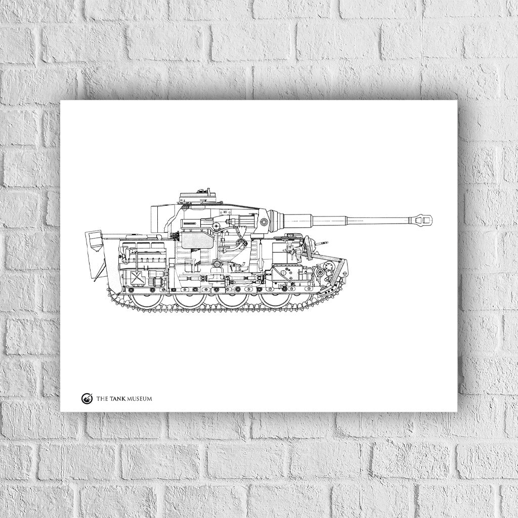 Art Print: PzKpfw Tiger Tank Wall Art On Demand Star Editions