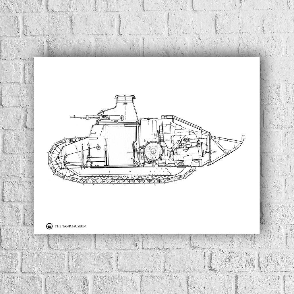 Art Print: Renault FT17 Tank Wall Art On Demand Star Editions