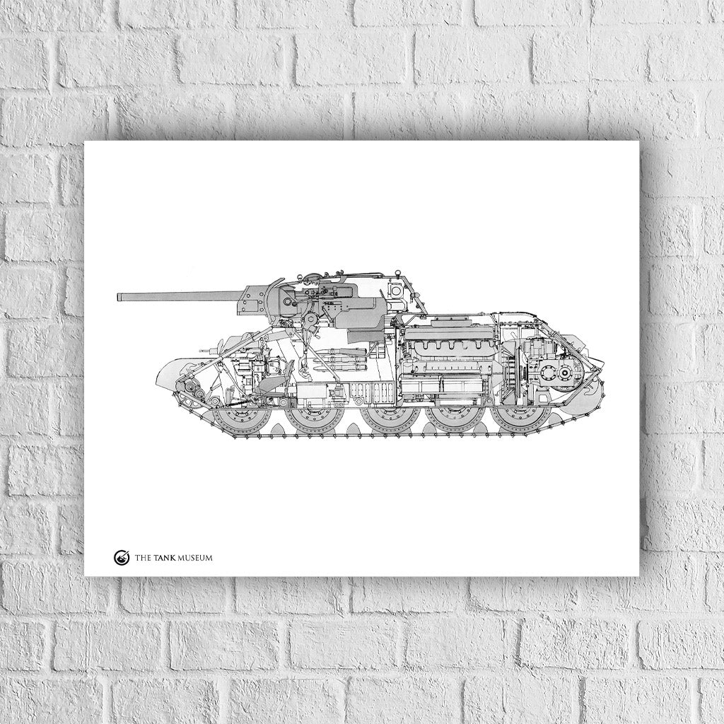 Art Print: T-34-76 Tank Wall Art On Demand Star Editions 40X50cm No Frame