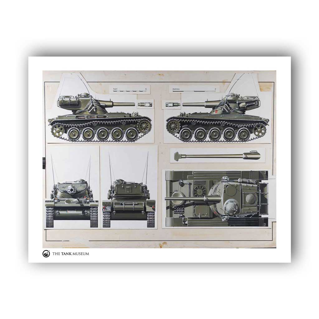 Art Print: AMX 13 Tank Wall Art On Demand Star Editions