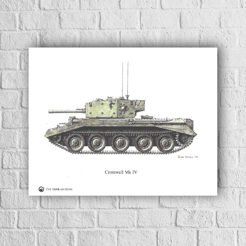 Art Print: Cromwell Tank Wall Art On Demand Star Editions 40X50cm No Frame