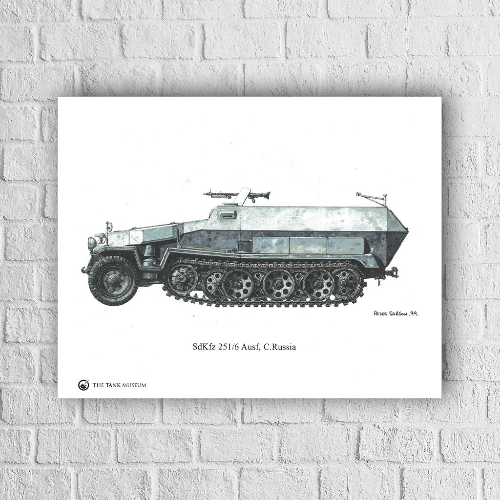 Art Print: SdKfz 251-6 Ausf. C Tank Wall Art On Demand Star Editions