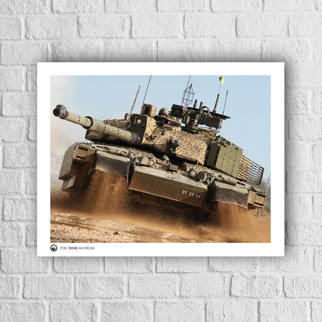 Art Print: Challenger 2 Megatron Tank Wall Art On Demand Star Editions 40X50cm No Frame
