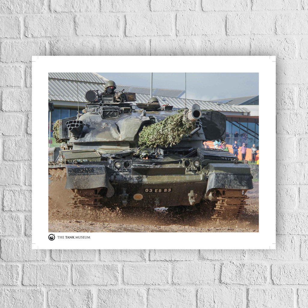 Art Print: Chieftain Mk 10 Tank Wall Art On Demand Star Editions 40X50cm No Frame