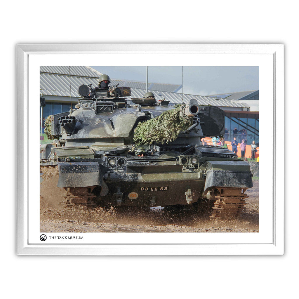 Art Print: Chieftain Mk 10 Tank Wall Art On Demand Star Editions 11x14" With White Frame
