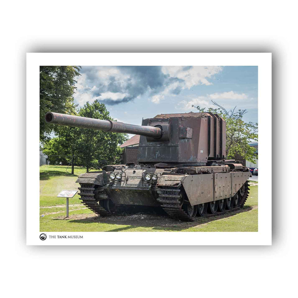 Art Print: FV4005 Tank Pre-Restoration Wall Art On Demand Star Editions