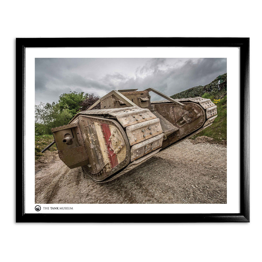 Art Print: Mark IV Tank Close Up Wall Art On Demand Star Editions 11x14" With Black Frame