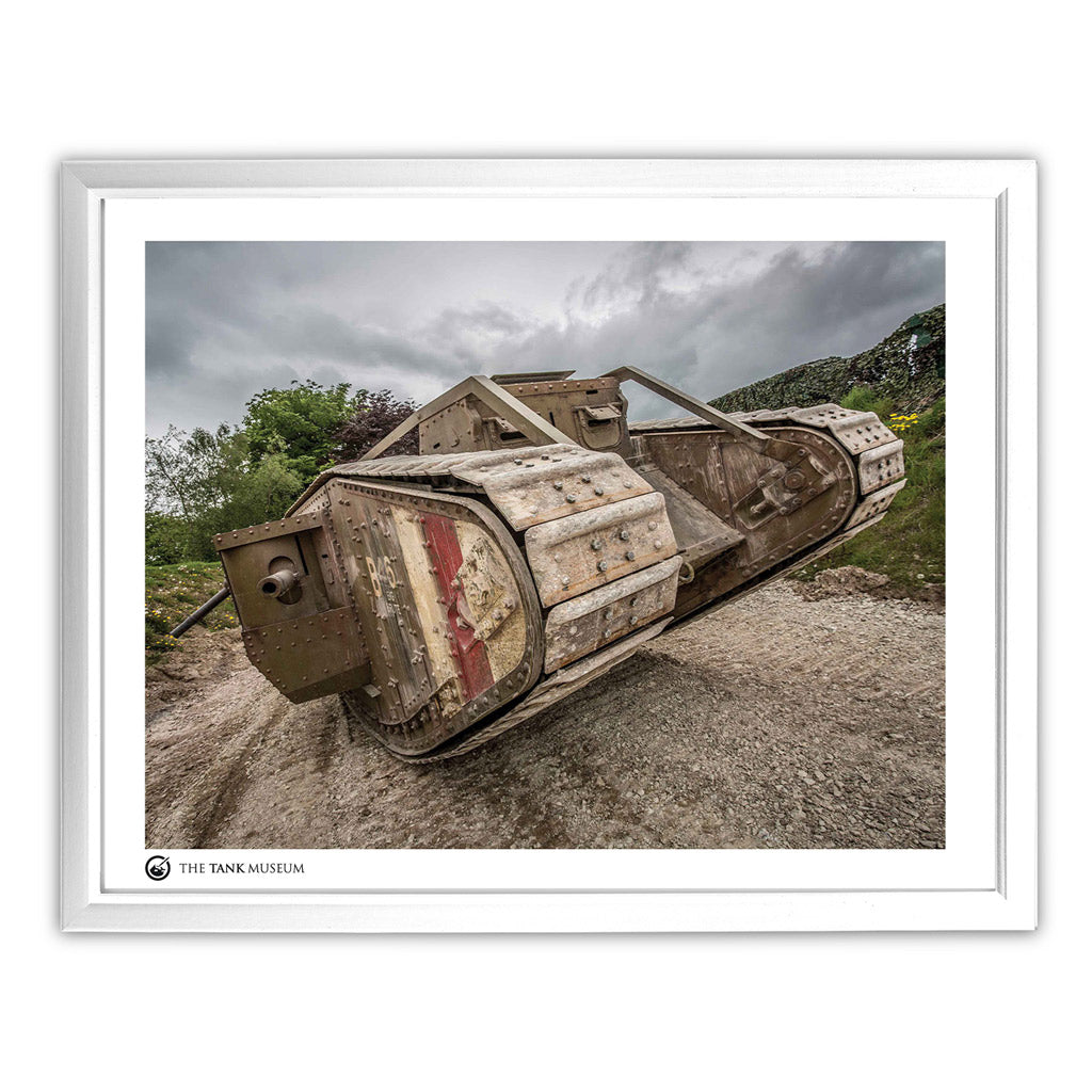 Art Print: Mark IV Tank Close Up Wall Art On Demand Star Editions 11x14" With White Frame