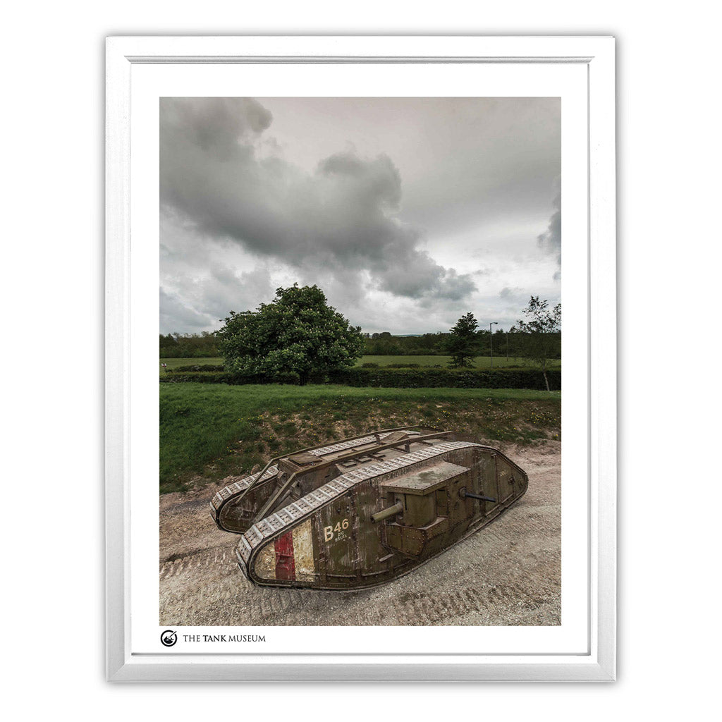 Art Print: Mark IV Replica Tank Wall Art On Demand Star Editions 11x14" With White Frame