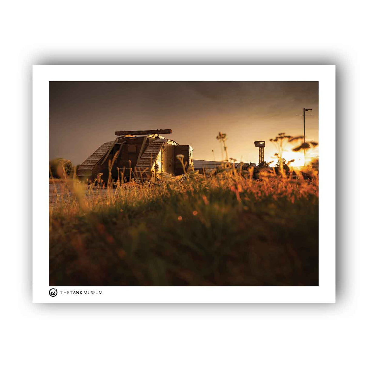 Art Print: Mark IV Replica Tank at Sunset Wall Art On Demand Star Editions 11x14" No Frame