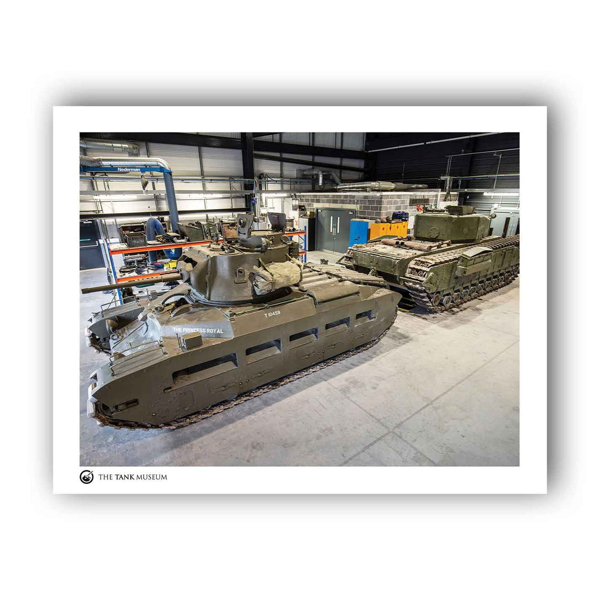 Art Print: Matilda II with Churchill Mk IV Tank Wall Art On Demand Star Editions 11x14" No Frame
