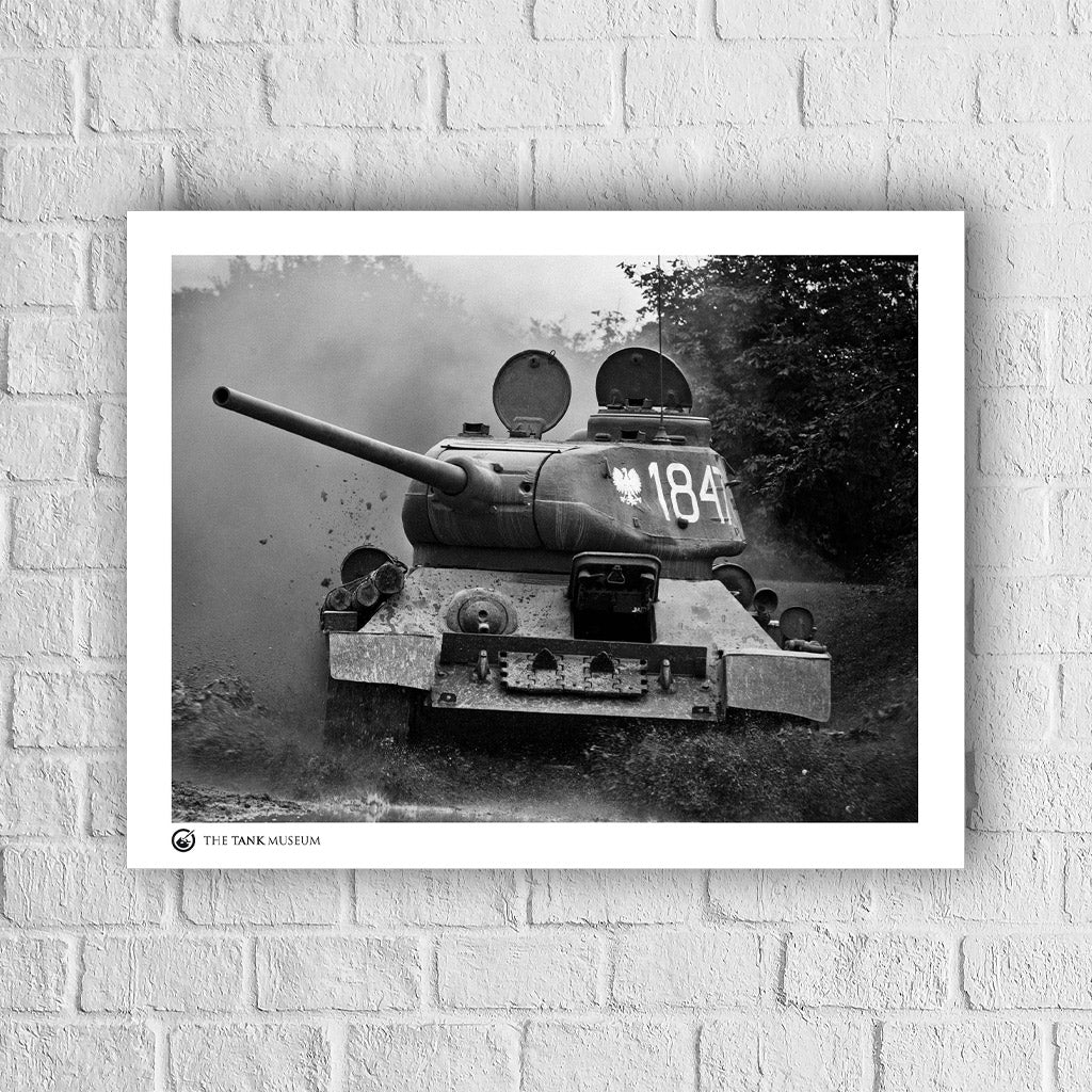 Art Print: T-34-85 Polish Markings Wall Art On Demand Star Editions 40X50cm No Frame