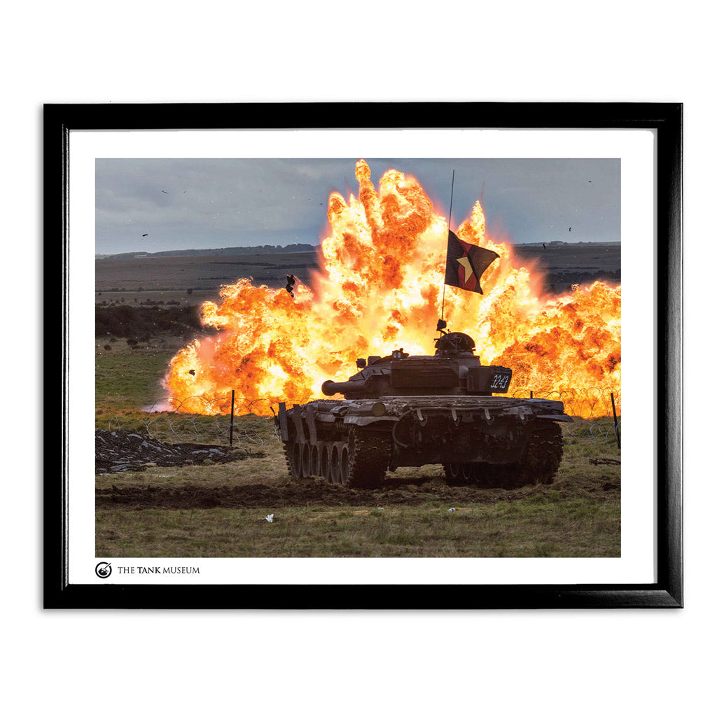 Art Print: T72 Salisbury Plain Wall Art On Demand Star Editions 11x14" With Black Frame