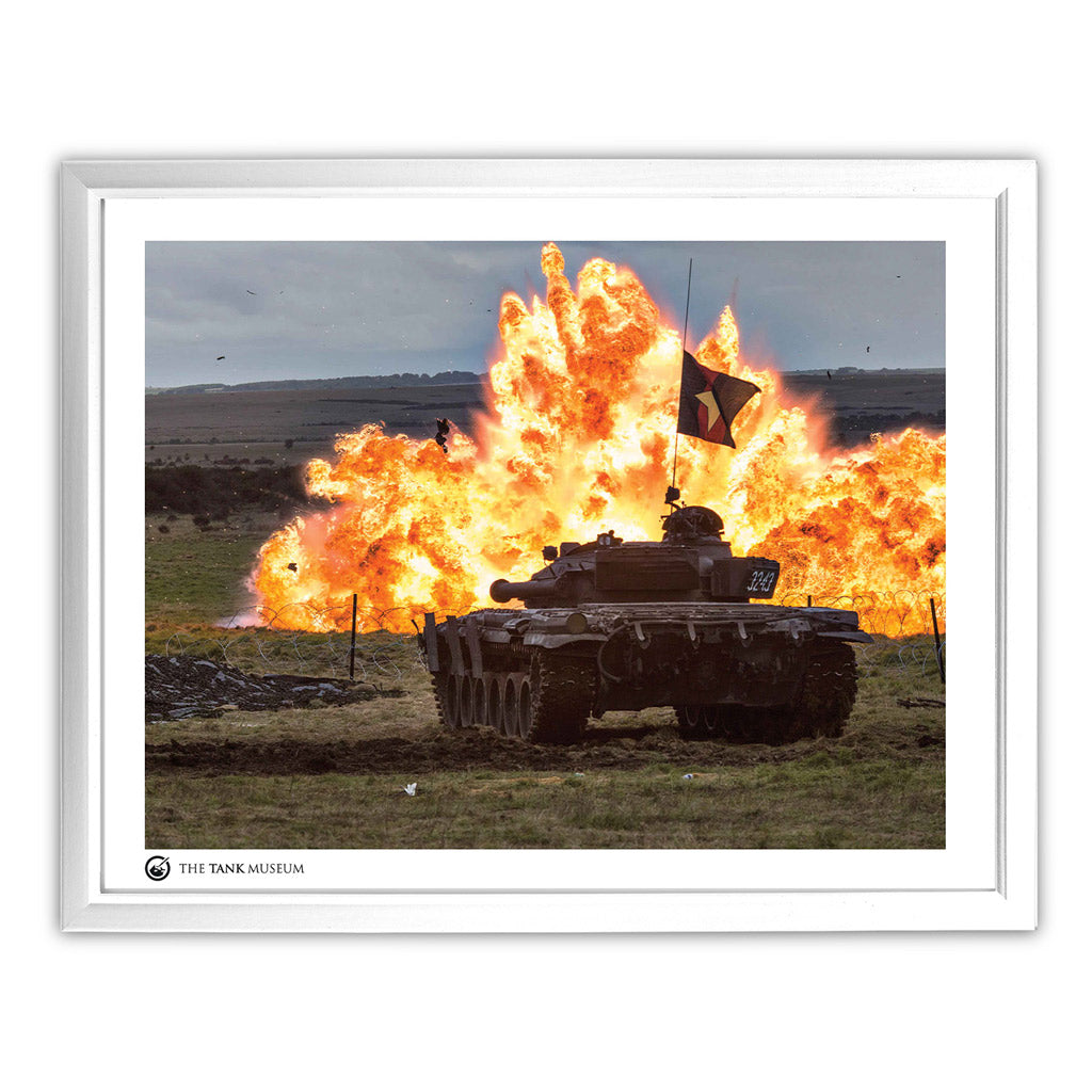 Art Print: T72 Salisbury Plain Wall Art On Demand Star Editions 11x14" With White Frame