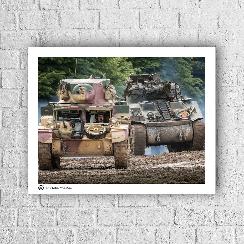 Art Print: TANKFEST 2016 Wall Art On Demand Star Editions 11x14" With White Frame