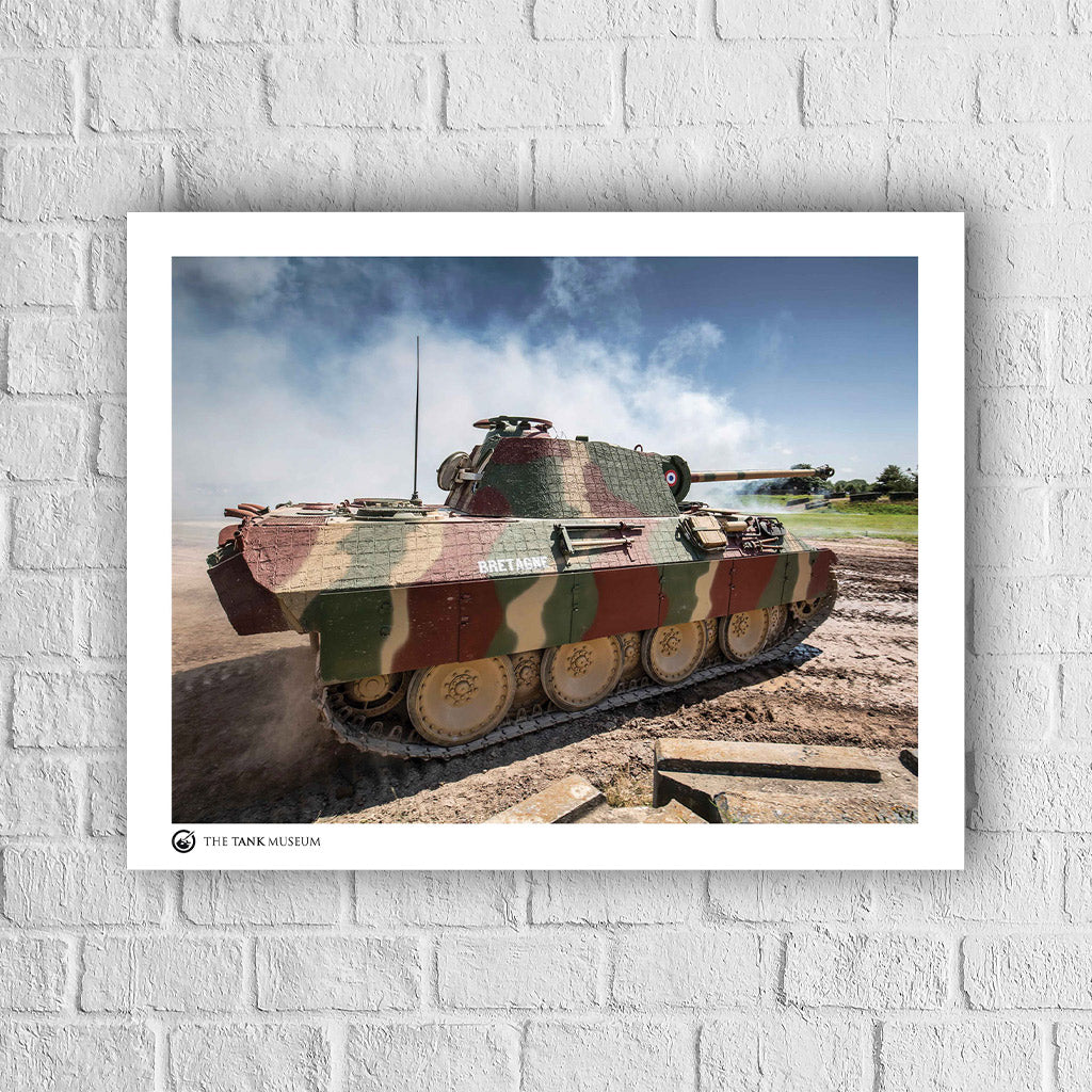 Art Print: TANKFEST 2019 Panther Ausf. A 'Bretagne' Wall Art On Demand Star Editions 11x14" No Frame