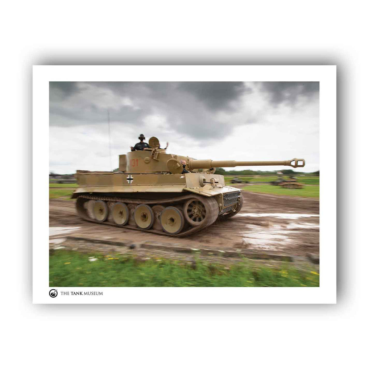 Art Print: Tiger 131 Tank Moving Wall Art On Demand Star Editions 11x14" No Frame