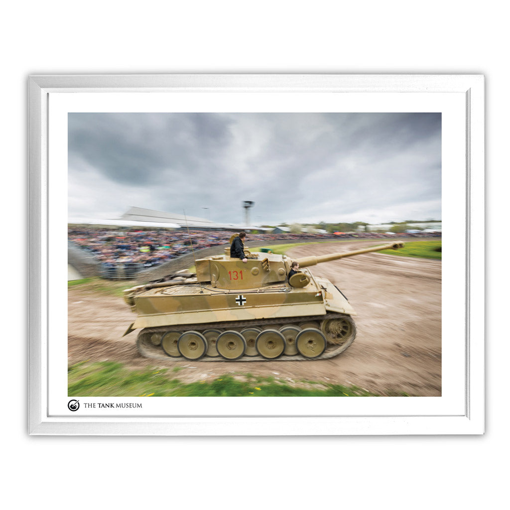 Art Print: Tiger 131 Tank at Tiger Day IX Wall Art On Demand Star Editions 11x14" With White Frame