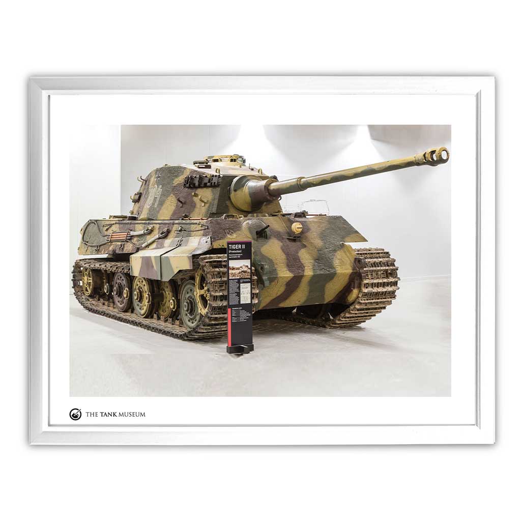Art Print: The Tiger Collection Exhibition: Tiger II Wall Art On Demand Star Editions 11x14" With White Frame