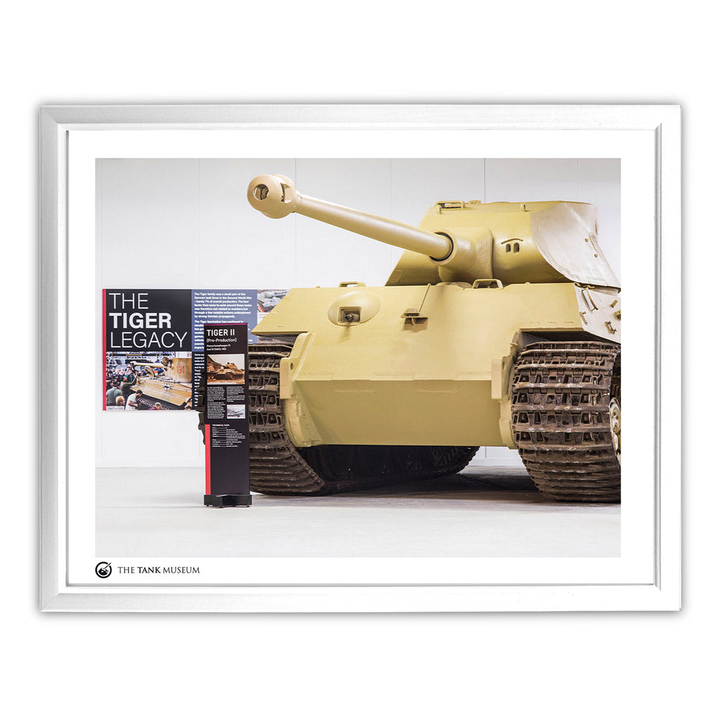 Art Print: The Tiger Collection Exhibition: Tiger II Pre-Production Wall Art On Demand Star Editions 11x14" With White Frame