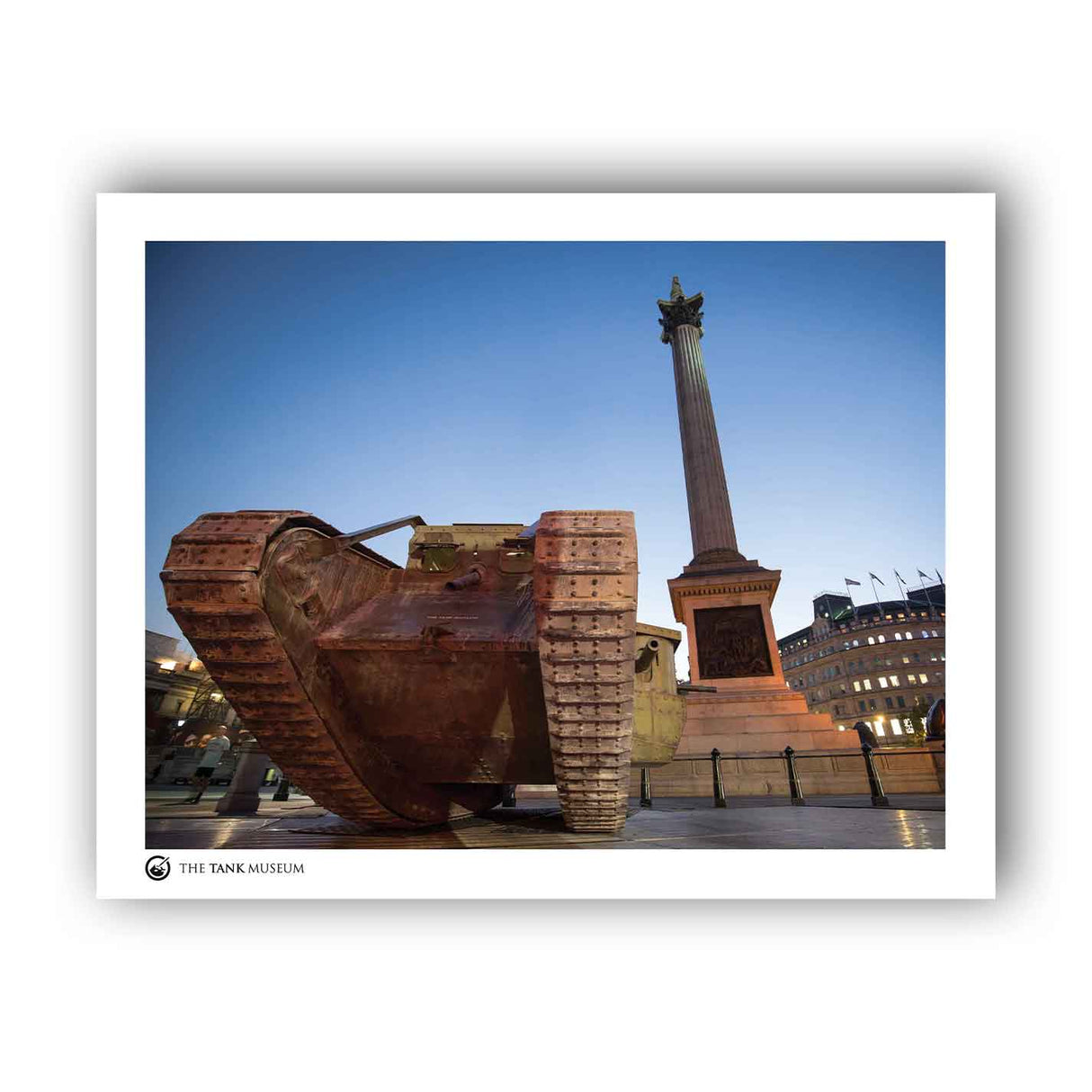 Art Print: Mk IV Replica Tank in Trafalgar Square Wall Art On Demand Star Editions 11x14" No Frame