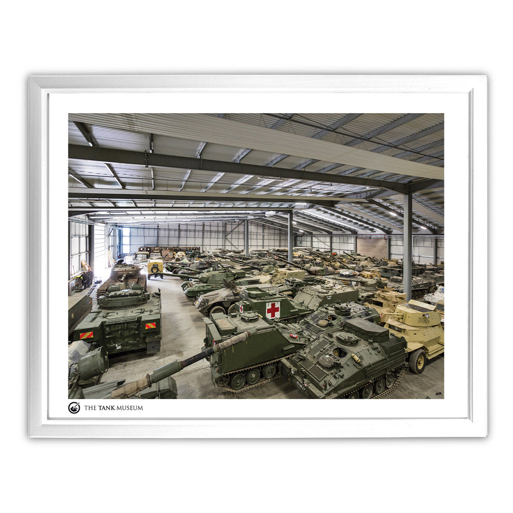 Art Print: Inside the Vehicle Conservation Centre Wall Art On Demand Star Editions 11x14" With White Frame