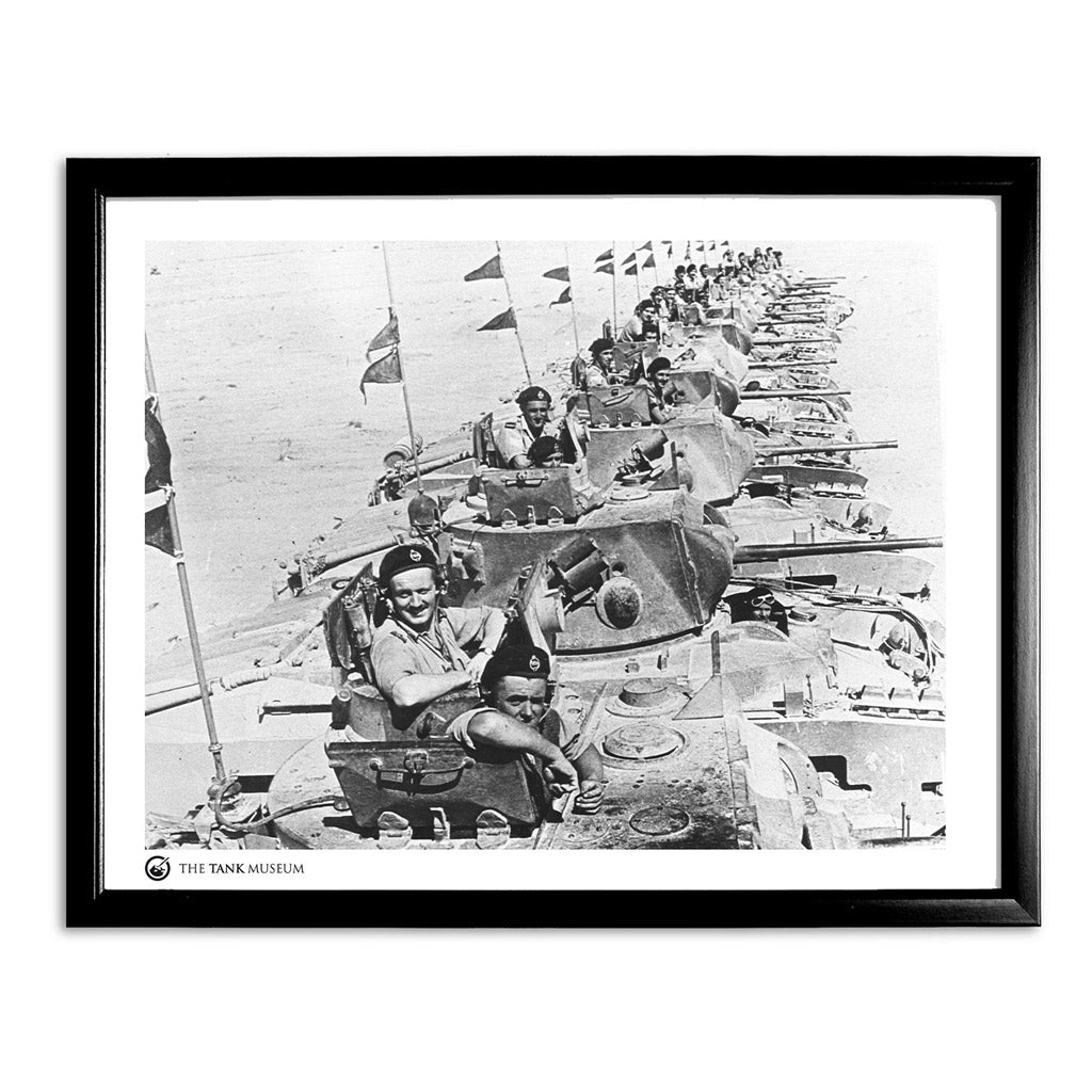Art Print: A12 Matilda II 7RTR Tobruk Wall Art On Demand Star Editions 11x14" With Black Frame