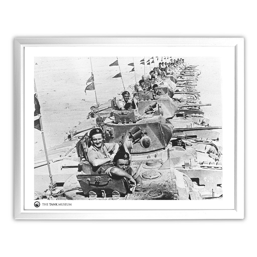 Art Print: A12 Matilda II 7RTR Tobruk Wall Art On Demand Star Editions 11x14" With White Frame