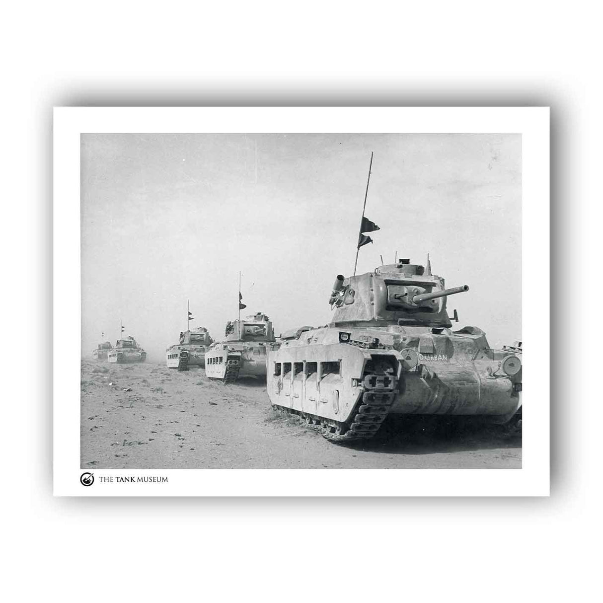 Art Print: A12 Matilda II Infantry Tank Wall Art On Demand Star Editions 11x14" No Frame