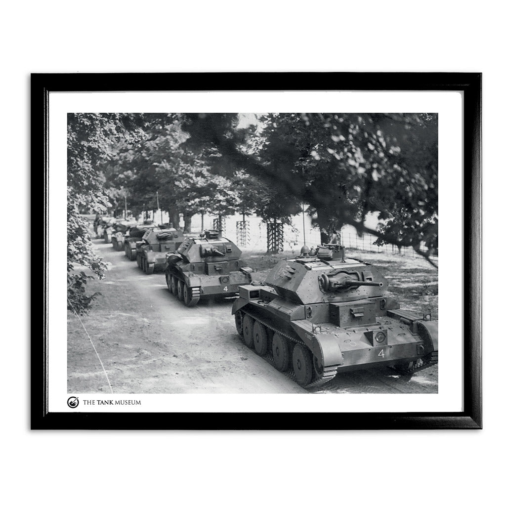 Art Print: A13 Cruiser Tanks 2 Wall Art On Demand Star Editions 11x14" With Black Frame