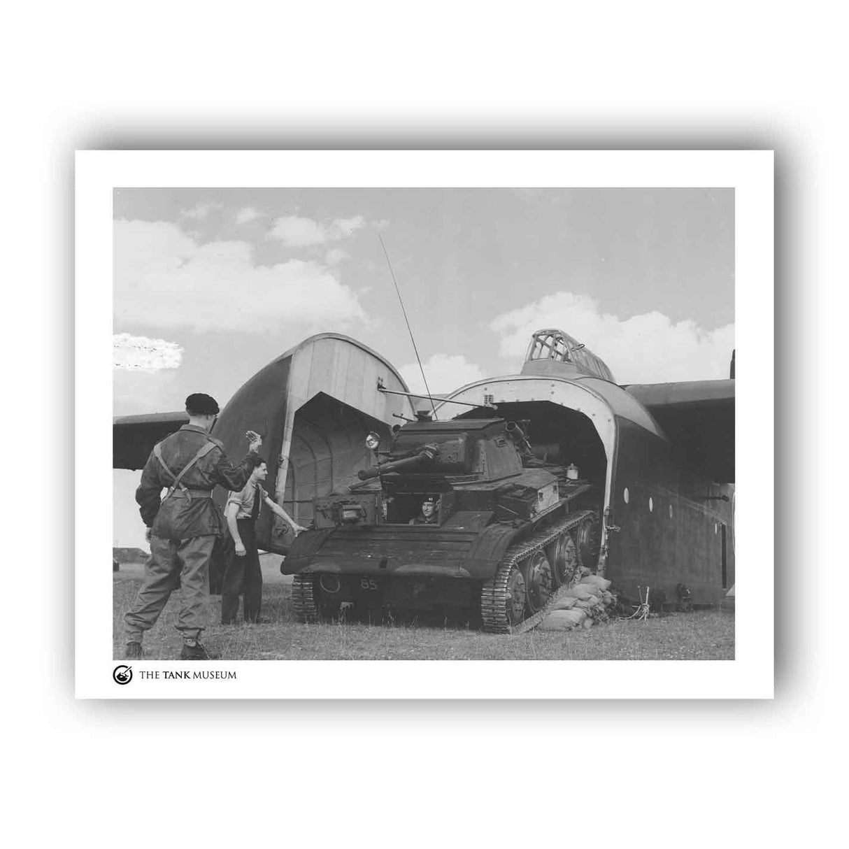 Art Print: A17 Tetrarch and Hamilcar Glider Wall Art On Demand Star Editions 11x14" No Frame