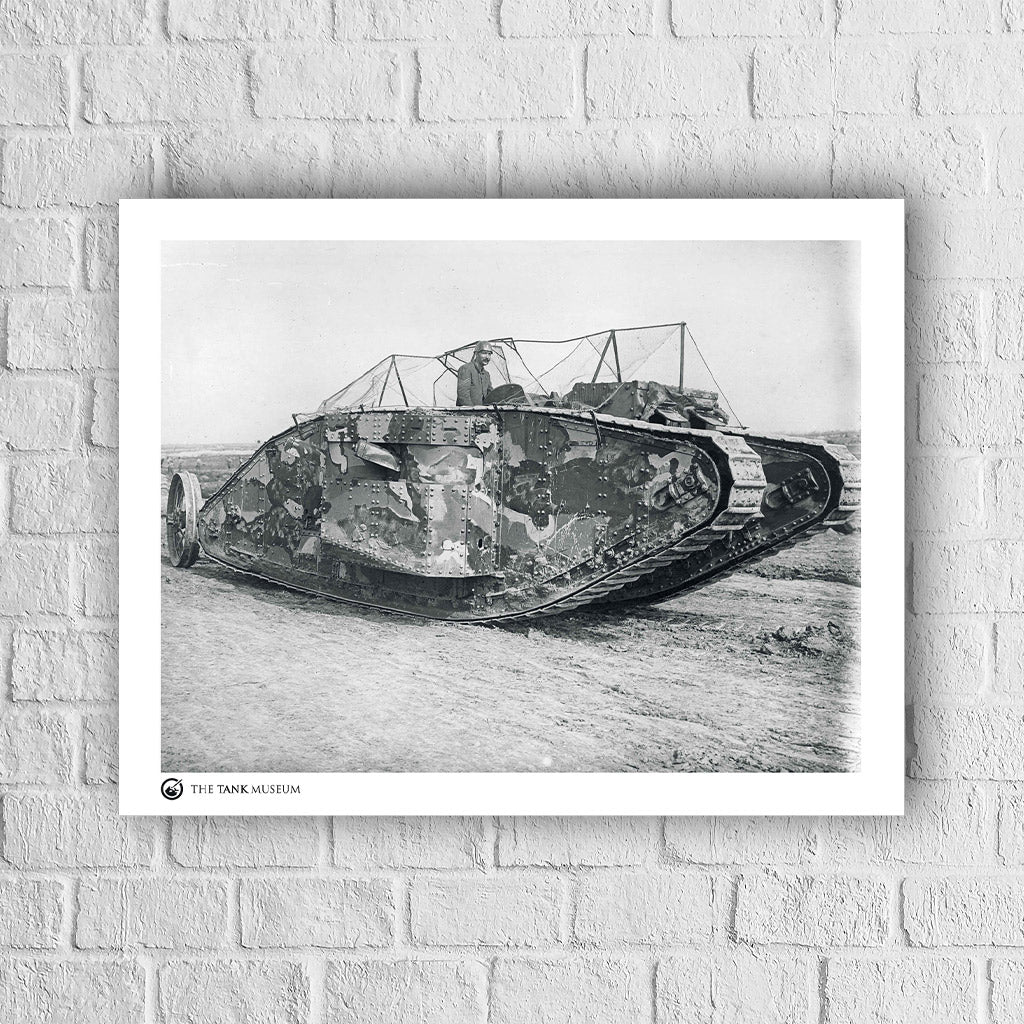 Art Print: British Mk 1 Heavy Tank Female Wall Art On Demand Star Editions 40X50cm No Frame