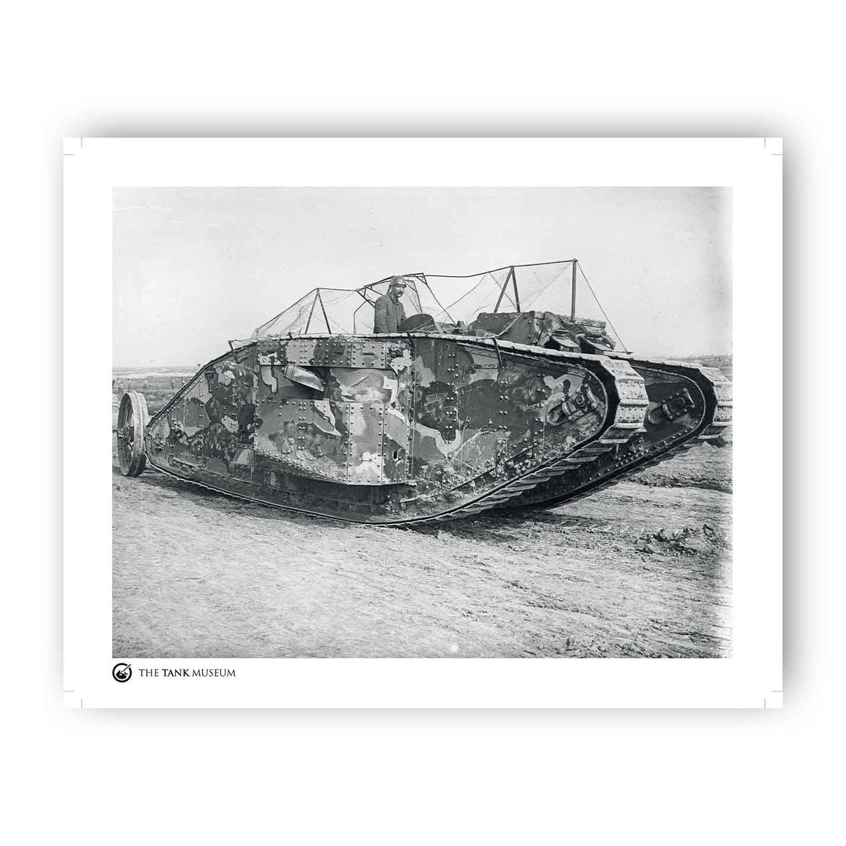 Art Print: British Mk 1 Heavy Tank Female Wall Art On Demand Star Editions 11x14" No Frame