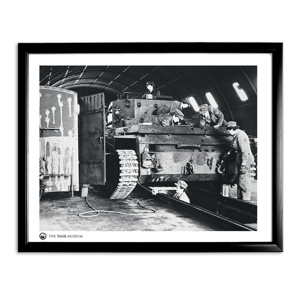 Art Print: Cavalier ATS Tank Maintenance Wall Art On Demand Star Editions 11x14" With Black Frame