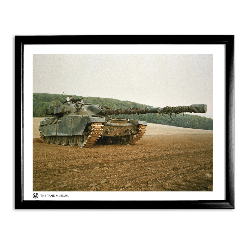 Art Print: Chieftain Mk 7 Tank Wall Art On Demand Star Editions 11x14" With Black Frame