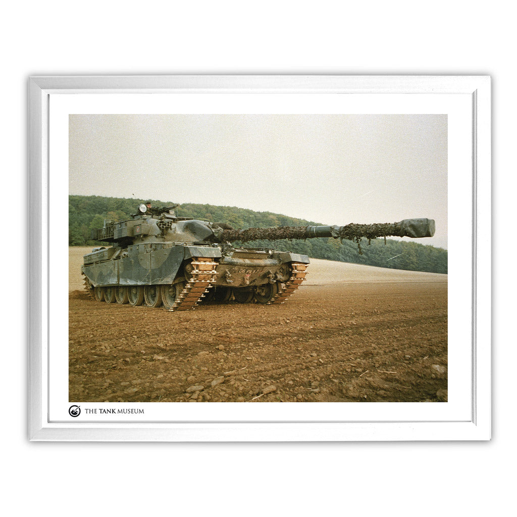 Art Print: Chieftain Mk 7 Tank Wall Art On Demand Star Editions 11x14" With White Frame