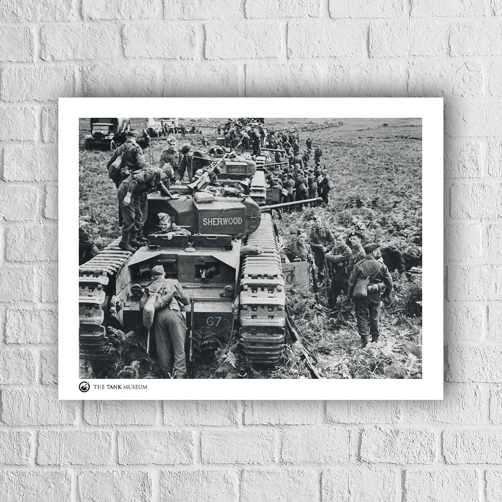 Art Print: Churchill Mk II 43RTR Tank Wall Art On Demand Star Editions