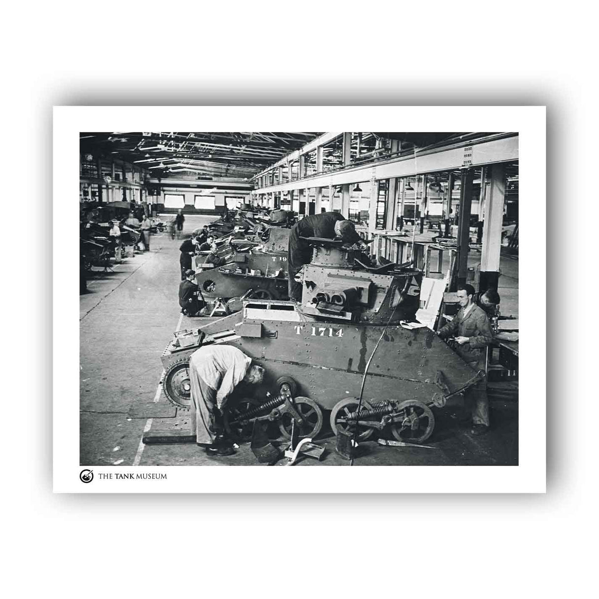 Art Print: Light Tank Mk VIB MG Abingdon Wall Art On Demand Star Editions 11x14" No Frame