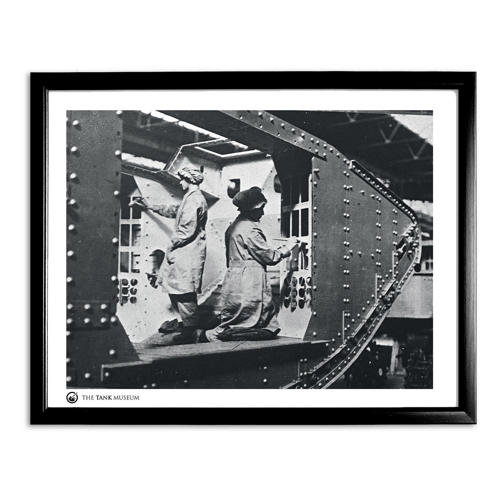 Art Print: Mark V Tank Metropolitan Birmingham Wall Art On Demand Star Editions 11x14" With Black Frame