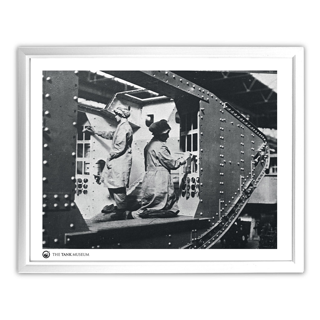 Art Print: Mark V Tank Metropolitan Birmingham Wall Art On Demand Star Editions 11x14" With White Frame