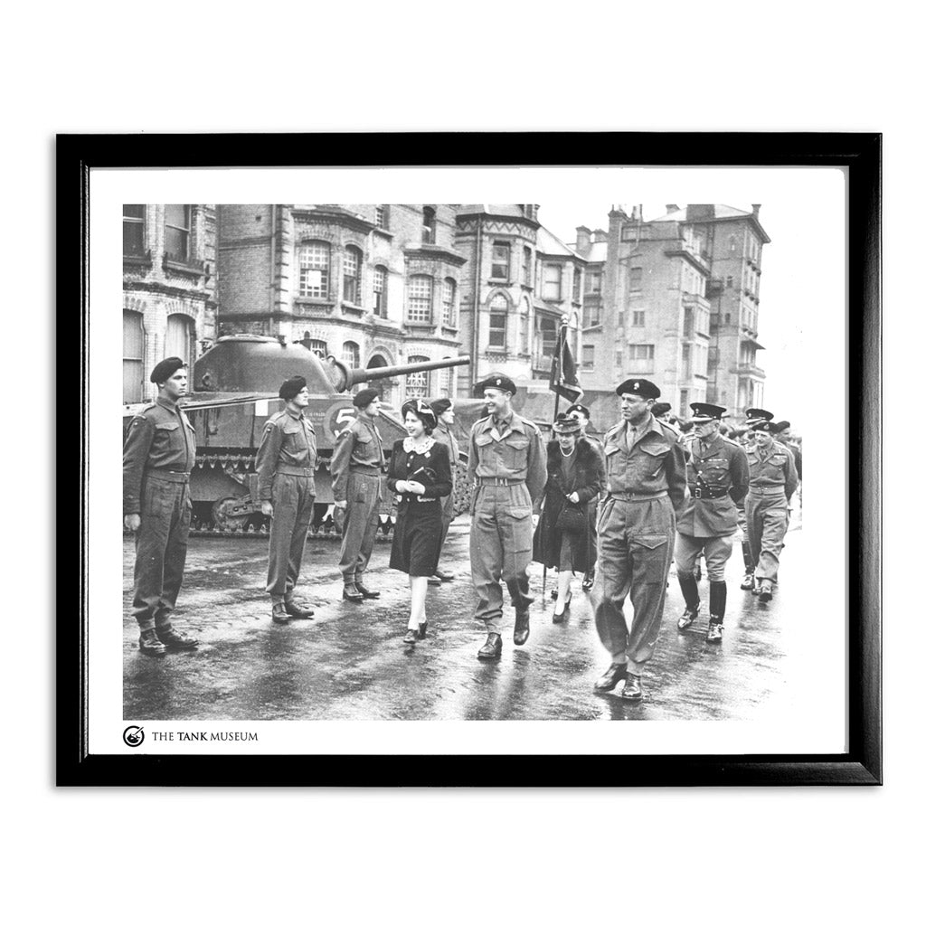 Art Print: Princess Elizabeth Grenadier Guards Brighton Wall Art On Demand Star Editions 11x14" With Black Frame